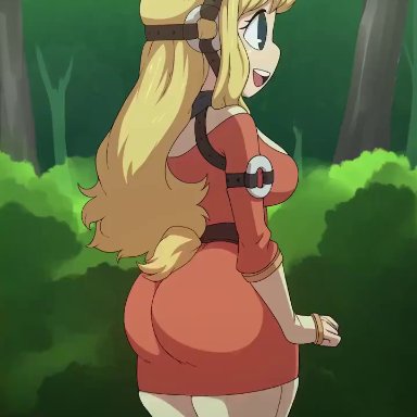 boku no hero academia, my hero academia, shounen jump, pony tsunotori, tsunotori pony, cappulait, fappuccino, fappuccinoart, 1boy, 1boy1girl, 1girls, ass, ass in dress, ass jiggle, ass ripple