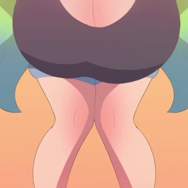 miss kobayashi's dragon maid, lucoa, lucoa (maidragon), quetzalcoatl (dragon maid), 1boy, 1girls, big breasts, blowjob, boobjob, bouncing breasts, breasts, breasts out, cum, cum in mouth, cum on breasts