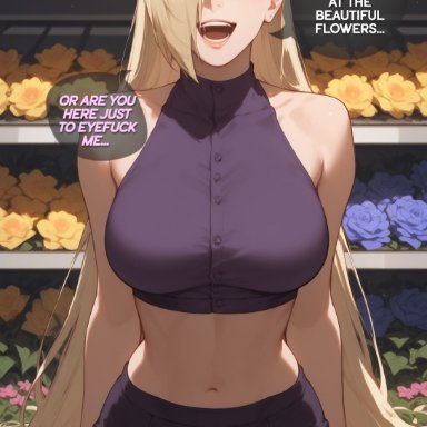 boruto: naruto next generations, naruto, naruto (series), naruto shippuden, naruto: the last, ino yamanaka, bewaretheaimachinegod, 1girls, at work, before sex, blonde hair, blue eyes, breasts, cheating, cheating wife