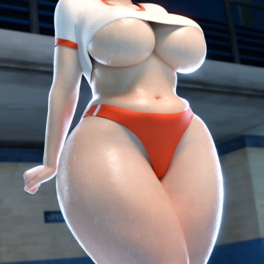 activision, blizzard entertainment, overwatch, overwatch 2, mei (overwatch), mei ling zhou, mei-ling zhou, smitty34, 1girls, ass, big ass, big breasts, big butt, bottom heavy, breasts