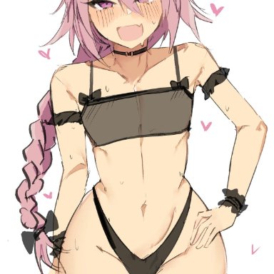 fate (series), astolfo (fate), nabibutter, 1boy, cute, femboy, trap, twink