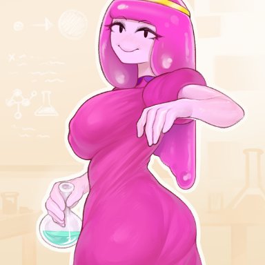 adventure time, princess bubblegum, dryvial, ass, potion, princess, tight clothing