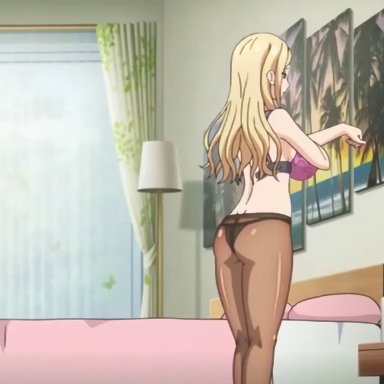 watase otoha, poro, big ass, big breasts, blonde hair, blue eyes, creampie, cum, cum in pussy, cum inside, footjob, incest, japanese, masturbation, milf