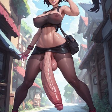 league of legends, riot games, ahri, waifuscorner, armpits, big ass, big breasts, big butt, big penis, bimbo, furry, futa only, futadom, futanari, hourglass figure