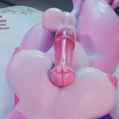 palworld, patreon, lovander, lovander (mayosplash), pal (species), danny rule34, 1futa, 3d, anthro, big breasts, big nipples, big penis, curvy, curvy figure, equine penis