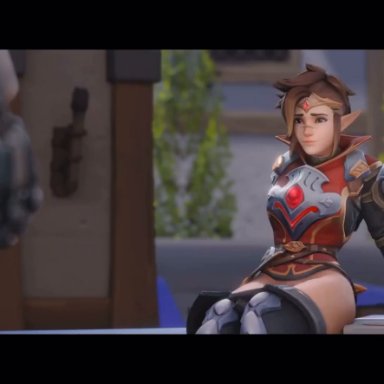 overwatch, genji, tracer, memz3d, big feet, feet, foot fetish, footjob, sex, spread legs, vaginal penetration, tagme, video