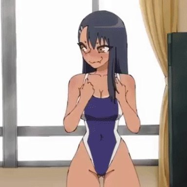 please don't bully me, nagatoro, hayase nagatoro, naoto hachioji (senpai), gurumo, 1boy, 1girls, anus, ass, bikini, black hair, blush, bouncing ass, bouncing breasts, breasts, brown eyes