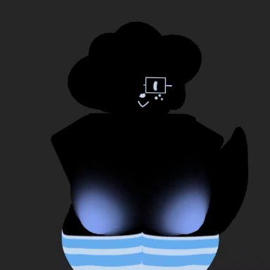 roblox, robloxian, visa cake, big ass, big balls, big thighs, boobs out, female, furry, human, humanoid, swaying, swaying breasts, tease, teasing