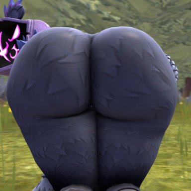 fortnite, raven team leader, artist request, ass, big butt, female, huge butt, solo, 3d