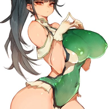 shift up, stellar blade, eve (stellar blade), fumio (rsqkr), 1girls, android, areolae, areolae visible through clothing, ass, athletic, athletic female, bangs, bare shoulders, big ass, big breasts