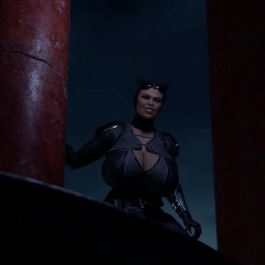 batman (series), dc, dc comics, injustice, injustice 2, wonder woman (series), catwoman, wonder woman, xeries3d, 1futa, 1girls, big ass, big balls, big breasts, big butt