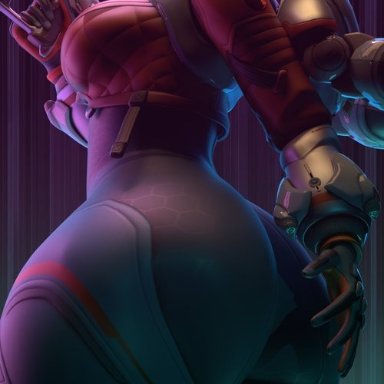 activision, blizzard entertainment, overwatch, overwatch 2, juno (overwatch), teo minh, u3d, 1girls, ass, big ass, big breasts, bodysuit, breasts, bust, busty