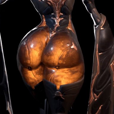 warframe, ember (warframe), ember heirloom (warframe), jojomingles, bubble ass, bubble butt, butt jiggle, dat ass, thick ass, 3d, animated