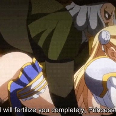 alicia arcturus, beardsley, 1boy, 1girls, anime screenshot, blonde hair, blood, blush, boots, bouncing breasts, clothed sex, constricted pupils, crying, cum, cum in pussy