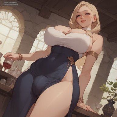 pasart, 1futa, bulge, futanari, milf, solo, solo futa, ai generated