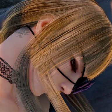 bandai namco, namco, tekken, tekken 8, emilie de rochefort, bonkge, 1girls, 3boys, 3d animation, balls, big breasts, blonde hair, blowjob, blue eyes, breasts